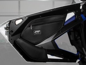 Polaris RZR PRO R Storage Bags - Front - PRP Seats - Front Door with Knee Pad - Black - `22-`24